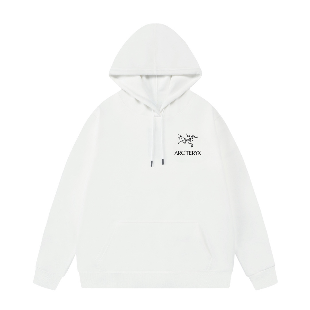 ARC'TERYX 로고 프린트 오버핏 기모 후드티 맨투맨 티셔츠 의류