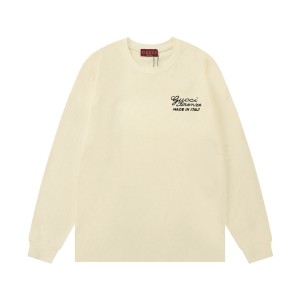 GUCCI 구찌 시그니처 자수 레터 롱슬리브 맨투맨 티셔츠 의류