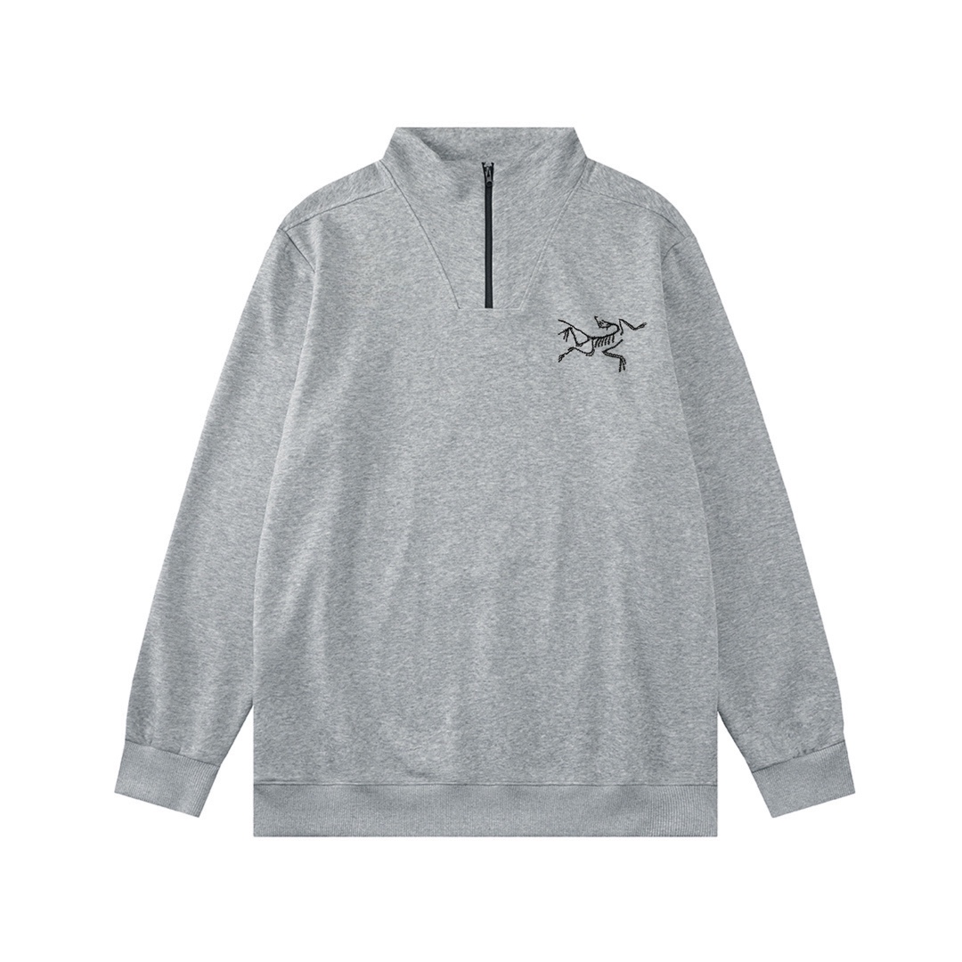 ARC'TERYX 아크테릭스 3D 컷 스포츠 캐주얼 하이넥 반 하프 집업 맨투맨 티셔츠 의류