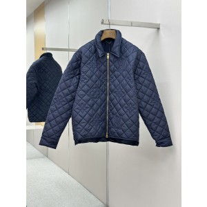 LOUIS VUITTON LV 루이비통 다이아몬드 퀼팅 로고 자수 자켓 재킷 의류