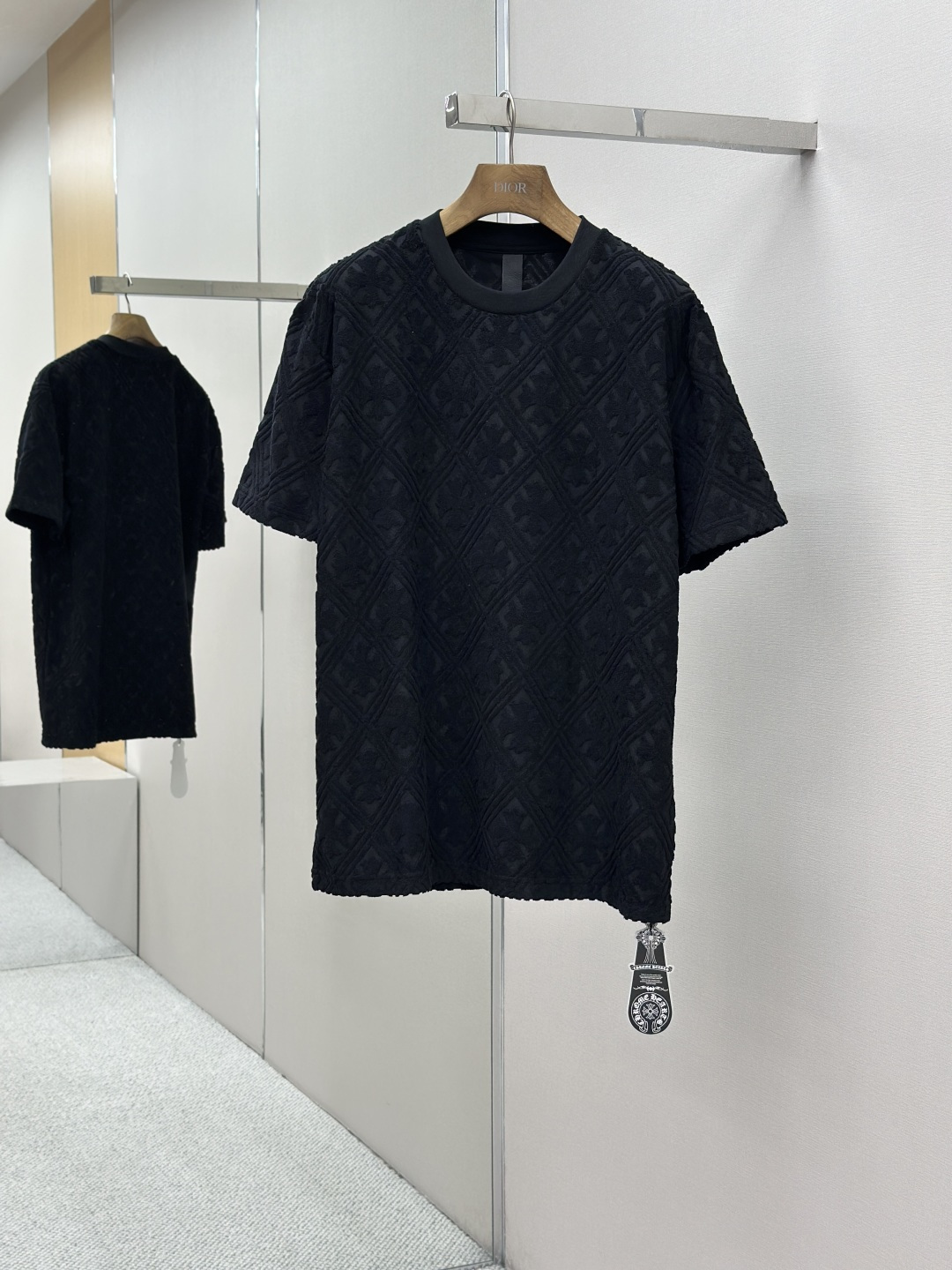 Chrome Hearts CH 크롬하츠 로고 엠보 반팔 티셔츠 의류