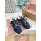 miumiu 미우미우 양모 플랫폼 스니커즈 신발