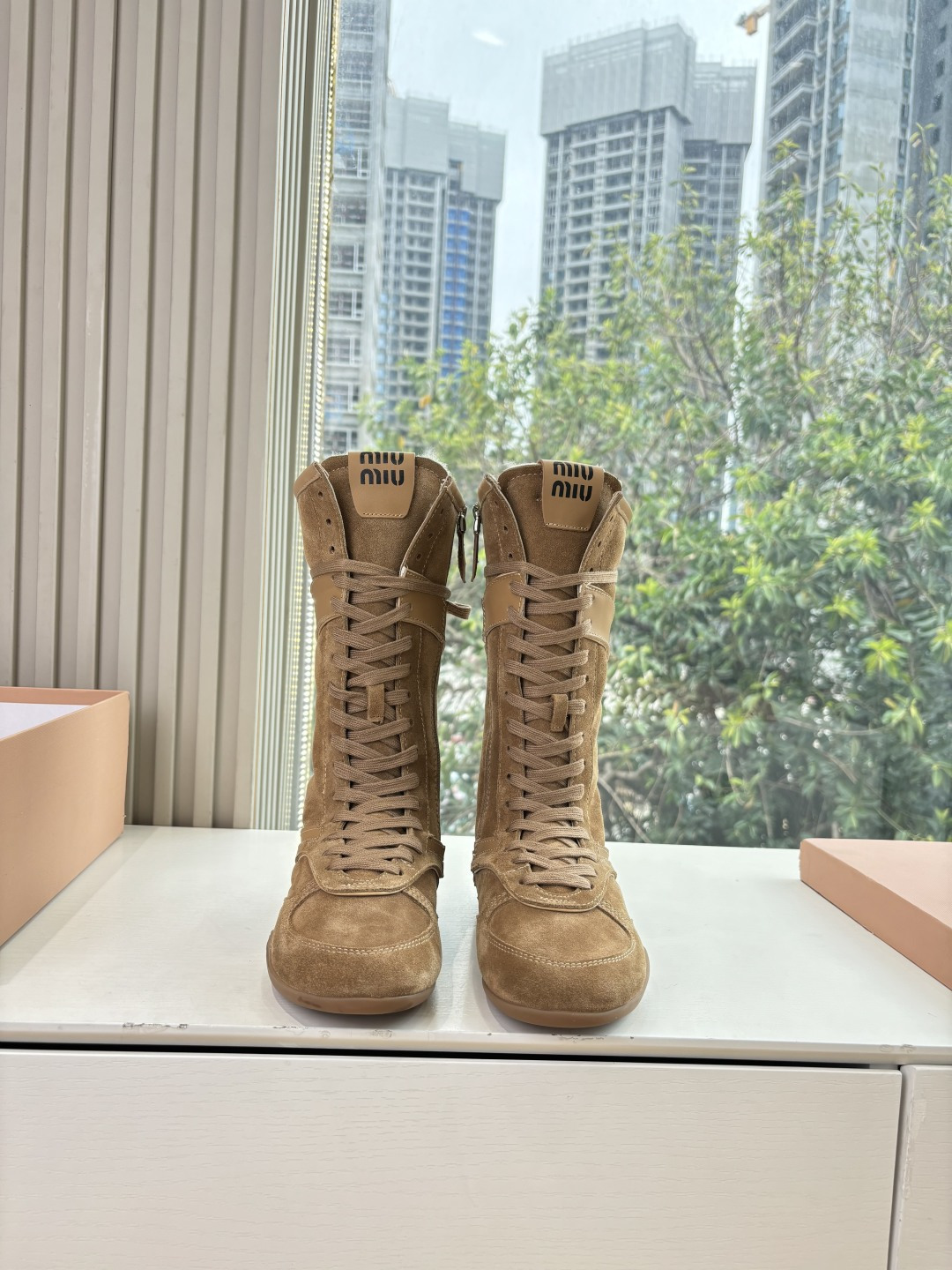 MIUMIU 미우미우 스노우 롱부츠 신발