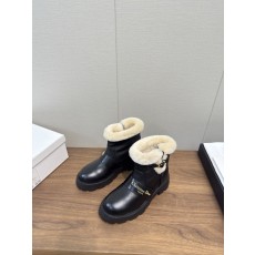 DIOR CD 디올 보온 양모 앵클부츠 신발