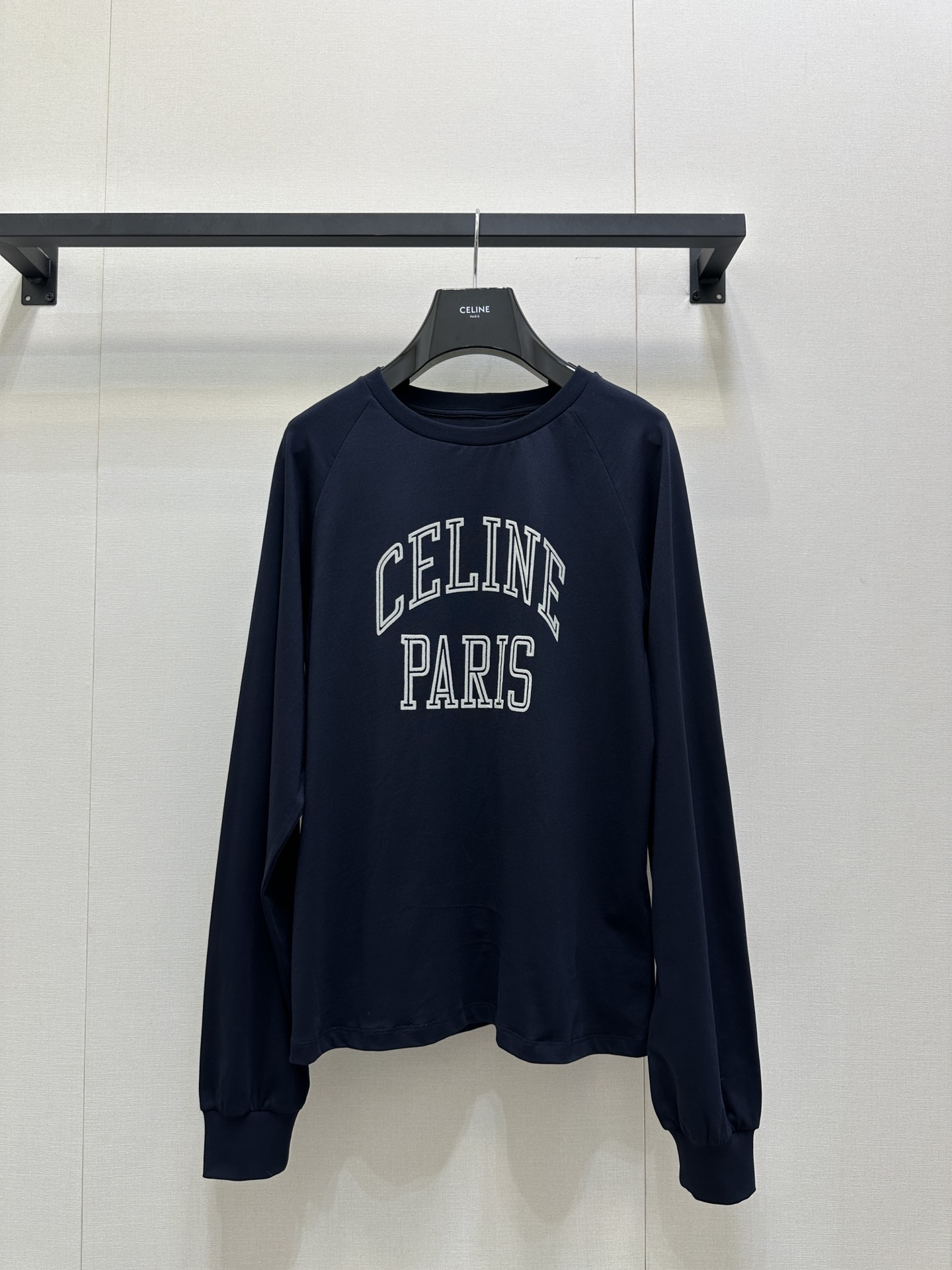 Celine 셀린느 얼리폴 벨벳 로고 긴팔 티셔츠 의류