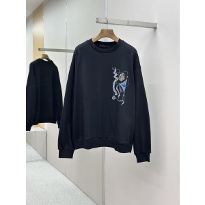 Louis Vuitton LV 루이비통 크라운 자수 라운드넥 맨투맨 티셔츠 의류