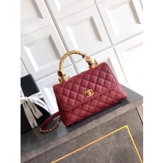 CHANEL 샤넬 금색 미니 링백 핸드백 체인백 가방 23cm