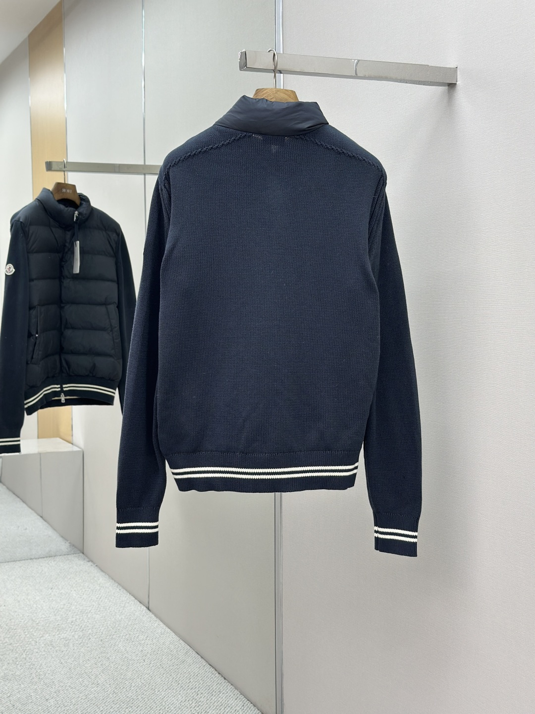 Moncler 몽클레어 몽클레르 모헤어 패치 패딩 자켓 재킷 의류