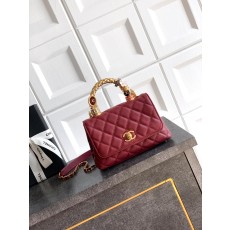 CHANEL 샤넬 금색 미니 링백 핸드백 체인백 가방 19cm