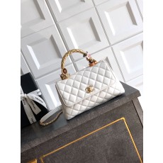 CHANEL 샤넬 금색 미니 링백 핸드백 체인백 가방 23cm