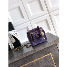 Chanel 샤넬 금속 볼 & 양가죽 미니 사각 숄더백 가방