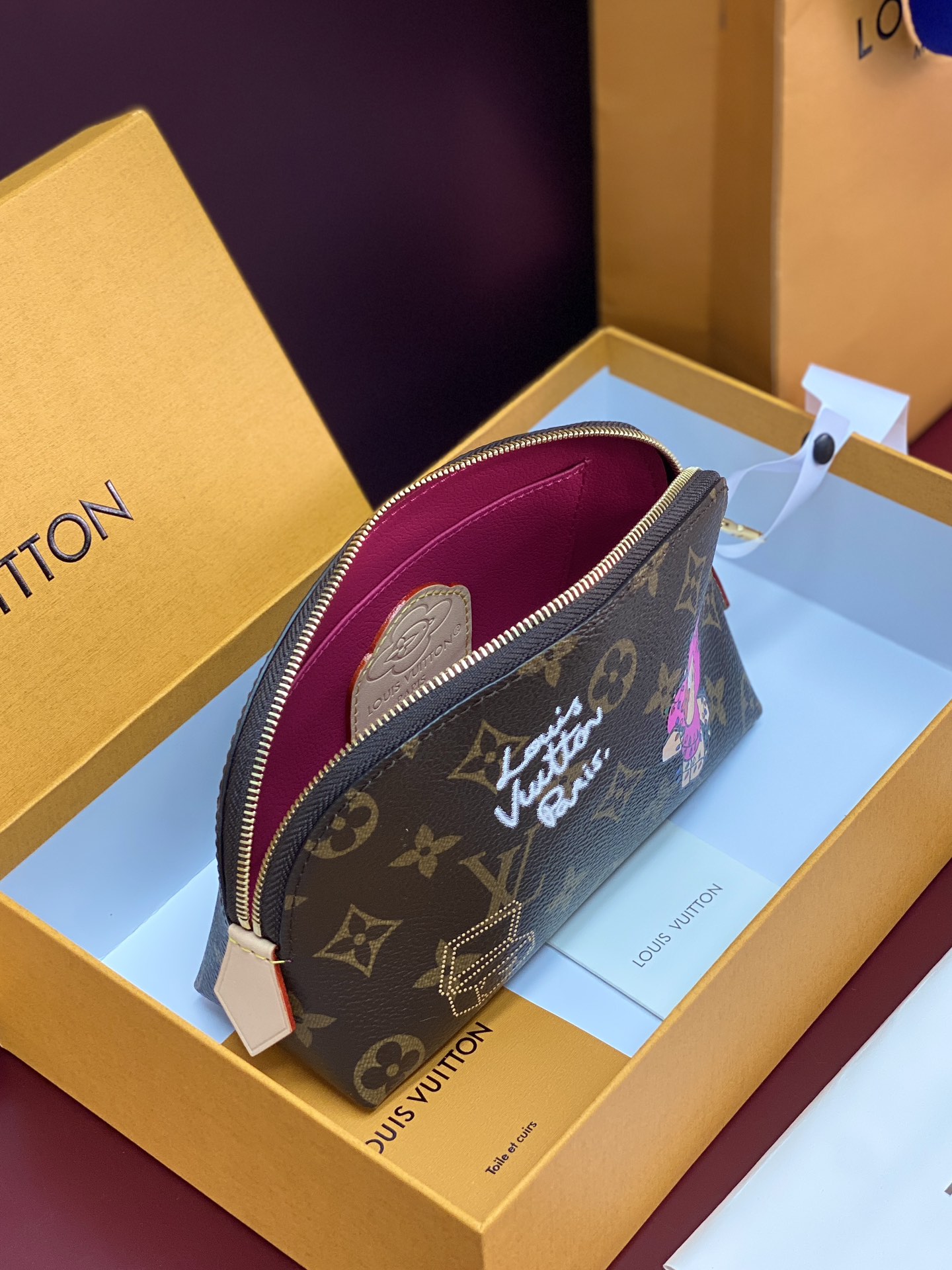 LV 루이비통 M47515 소형 화장품 파우치