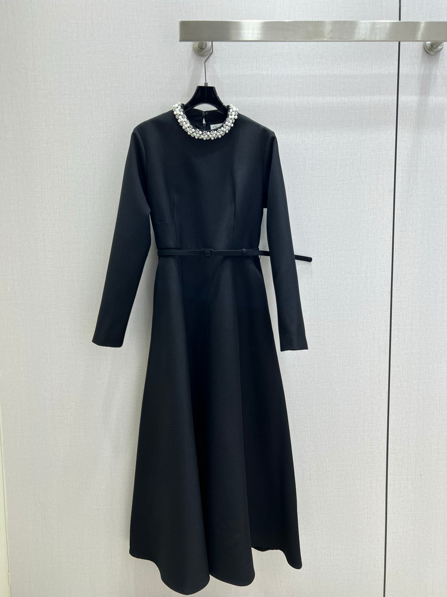 Dior CD 디올 비즈 장식 벨트 원피스 의류