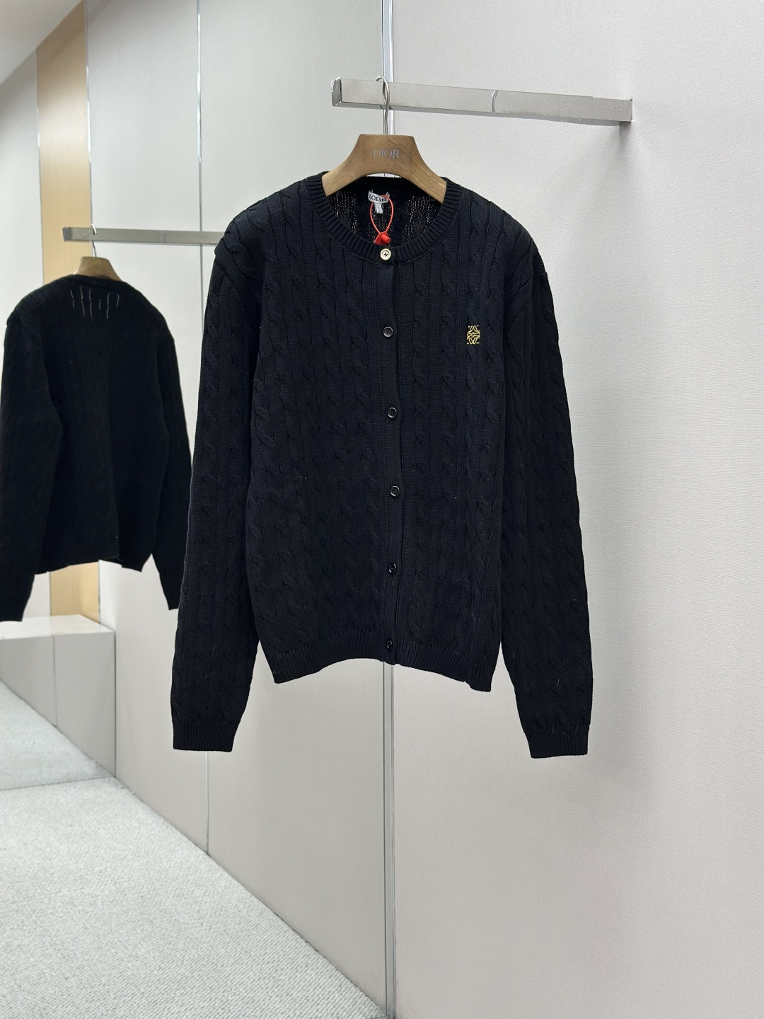 Loewe 로에베 Anagram 자수 니트 가디건 의류