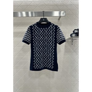 LV 루이비통 자카드 반팔 니트 의류