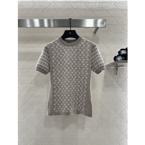 LV 루이비통 자카드 반팔 니트 의류