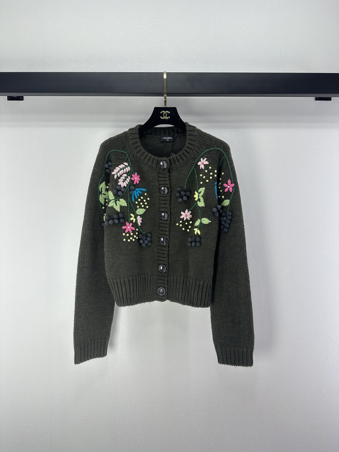 Chanel 샤넬 입체 플라워 디테일 니트 가디건 의류