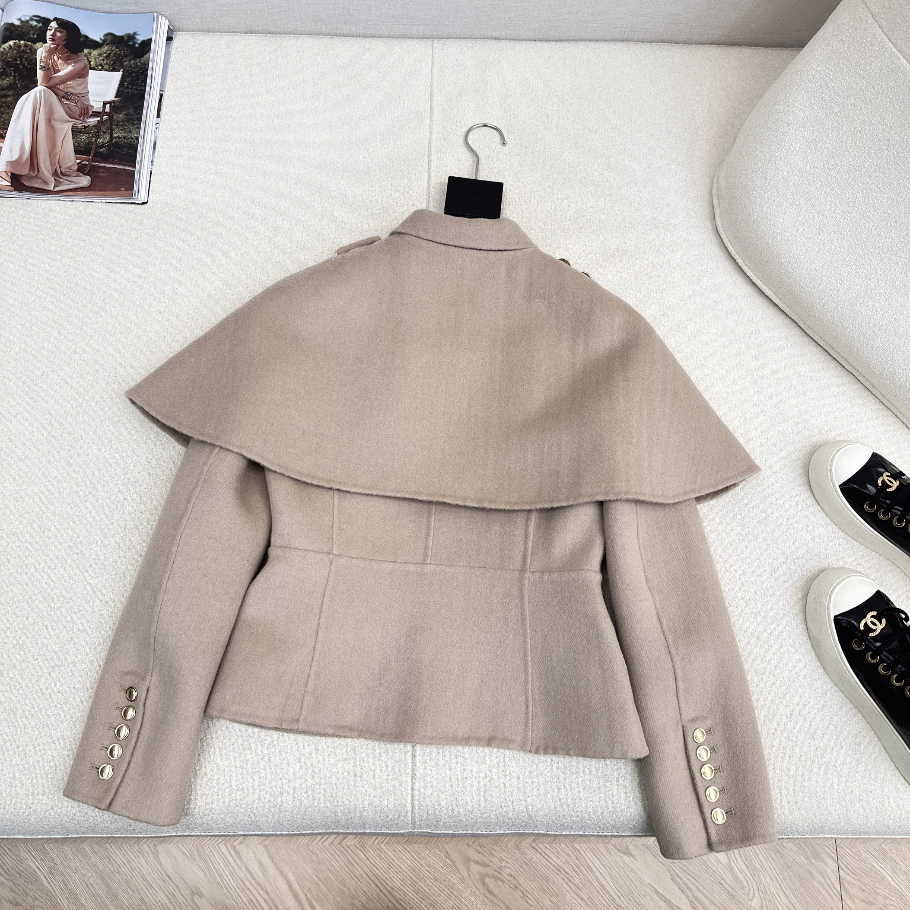 Loro Piana 로로피아나 케이프 자켓 재킷 숏 코트 의류