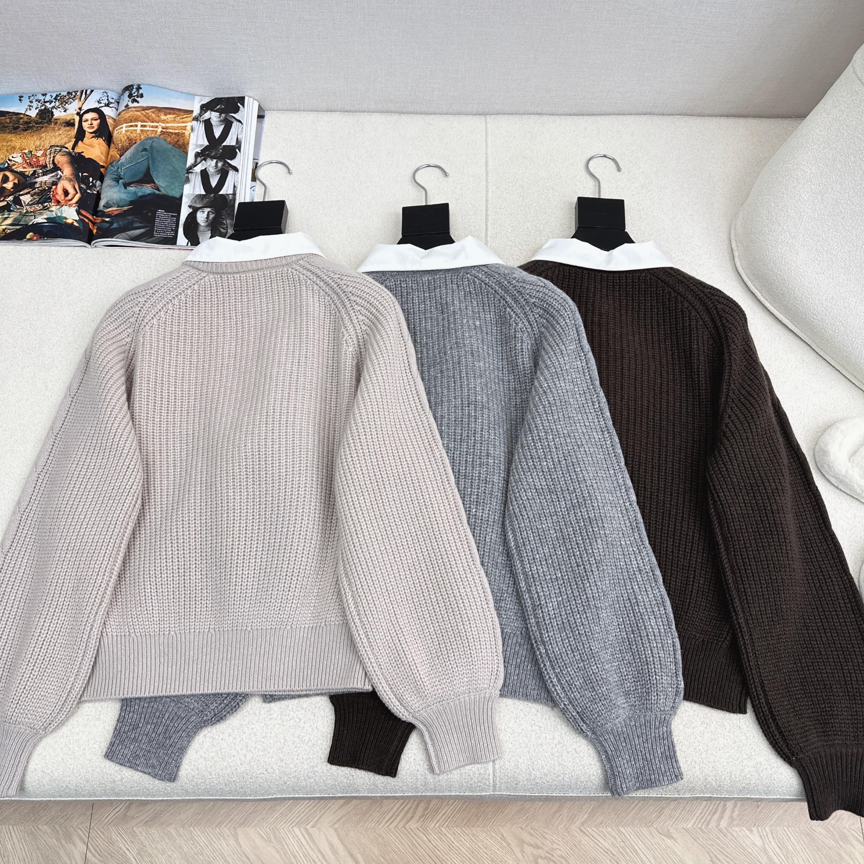 Maxmara 막스마라 카라 니트 의류