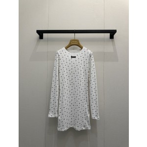 miumiu 미우미우 플로럴 롱 티셔츠 원피스 의류