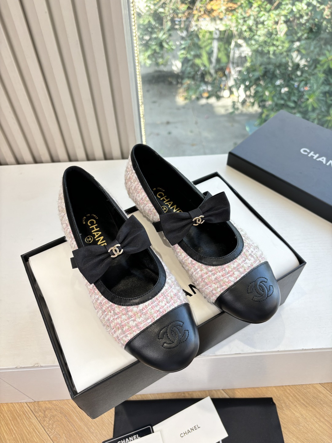 CHANEL 샤넬 메리제인 플랫 슈즈 신발