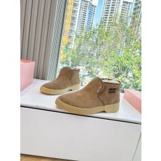miumiu 미우미우 퍼 플리스 부츠 신발