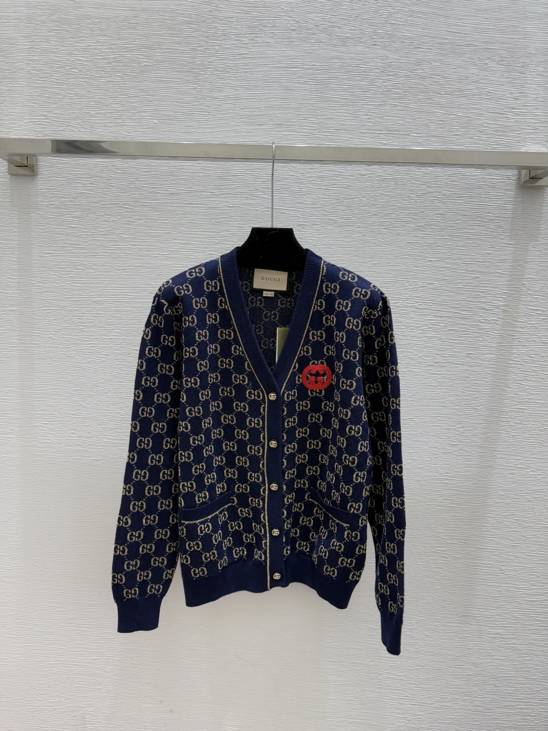 Gucci 구찌 GG 로고 V넥 니트 가디건 의류