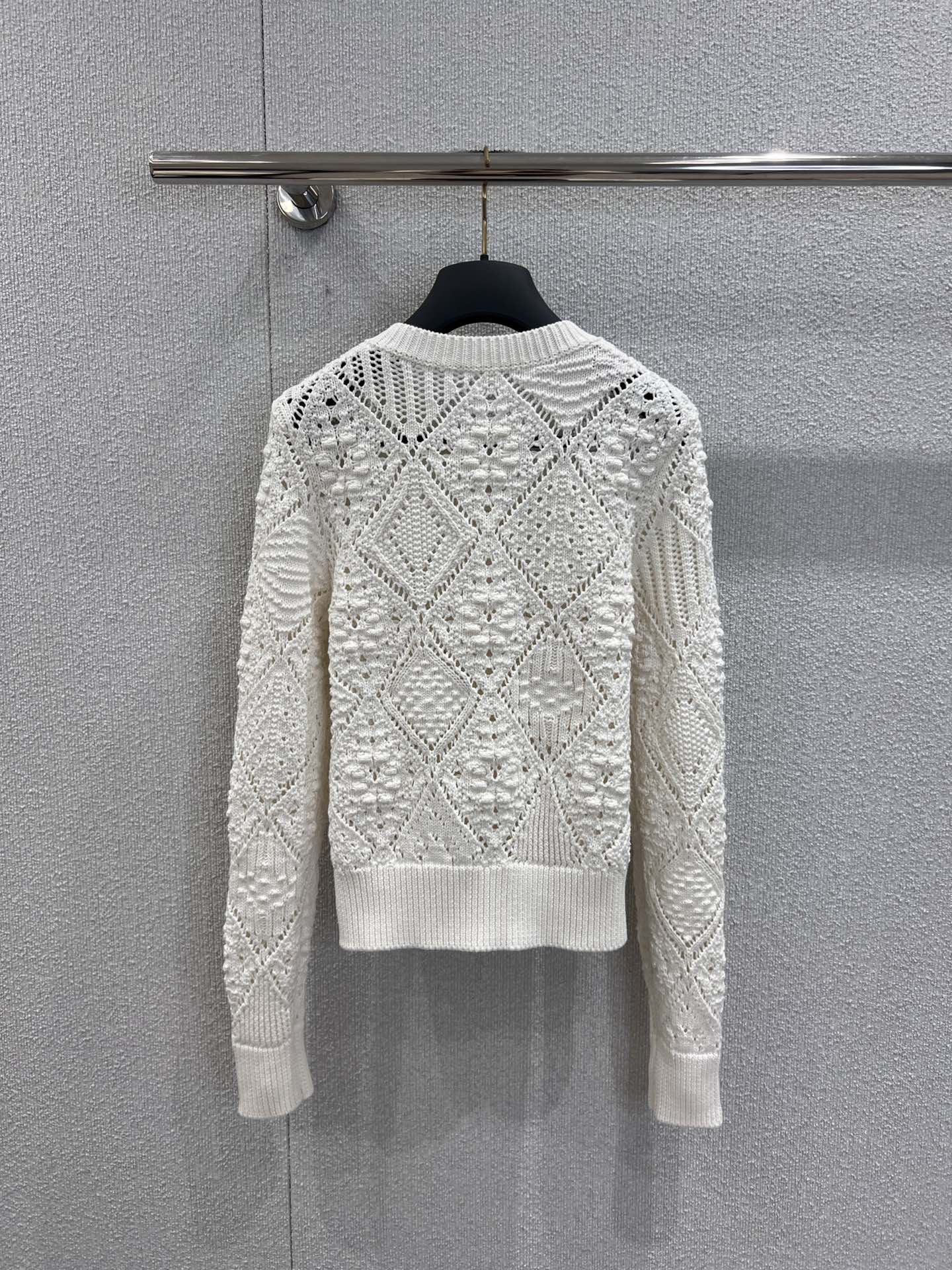 Dior CD 디올 자카드 펀칭 니트 가디건 의류