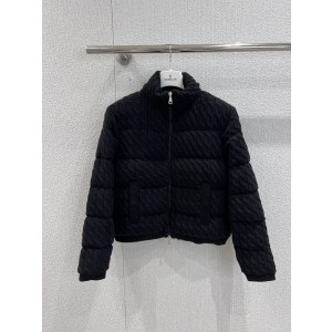 Moncler 몽클레어 몽클레르 하이넥 니트 패치 다운 자켓 점퍼 패딩 의류