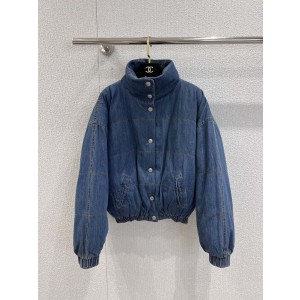 Chanel 샤넬 블루 데님 패딩 재킷 점퍼 자켓 의류