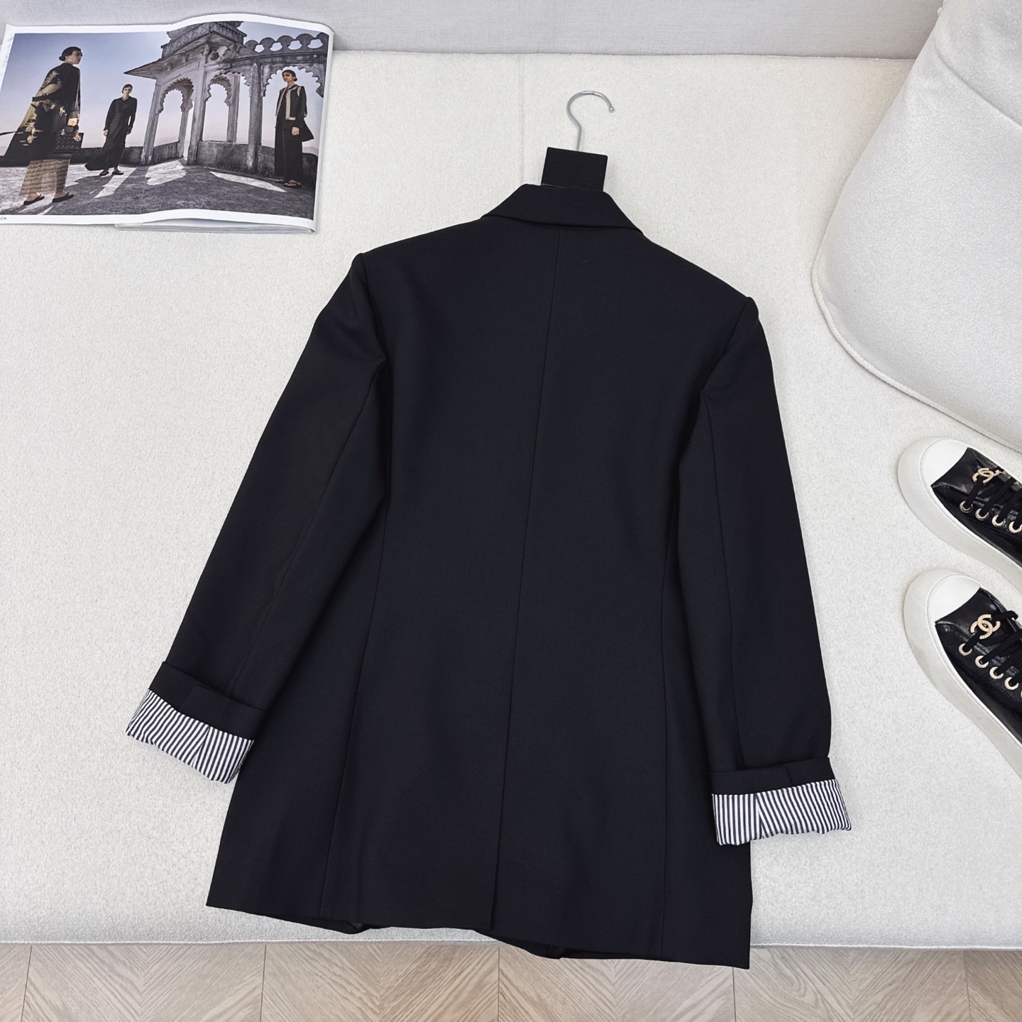 Dior CD 디올 미니멀 더블 브레스티드 자켓 재킷 의류