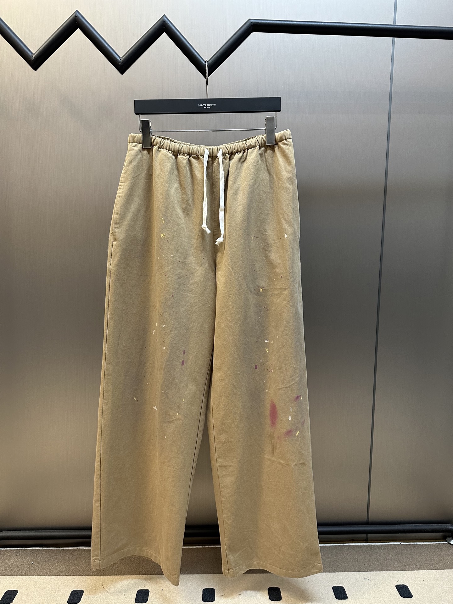 Maison Margiela mm6 메종 마르지엘라 페인트 스플래터 캐주얼 팬츠 바지 의류