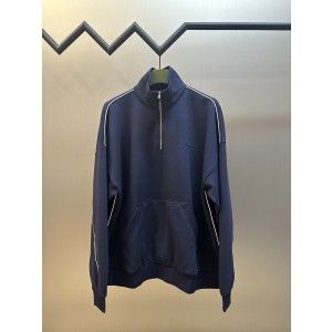 Gucci 구찌 로고 엠보싱 지퍼 반 하프 집업 하이넥 맨투맨 티셔츠 의류