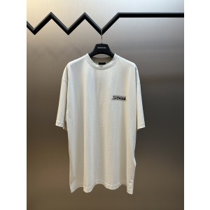 Balenciaga 발렌시아가 프린트 라운드넥 반팔 티셔츠 의류