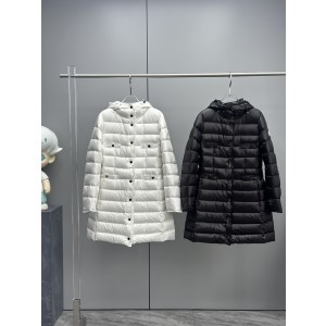 Moncler HIRMA 몽클레어 몽클레르 후드 중장 기장 구스다운 점퍼 패딩 의류