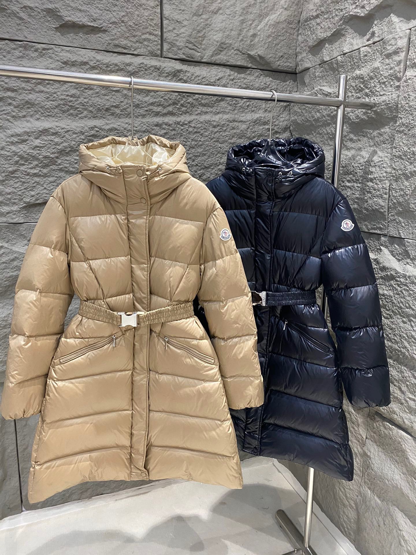 Moncler Bellevue 몽클레어 몽클레르 여성 롱패딩 + 벨트 의류