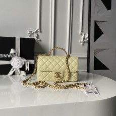 Chanel 25K AS5813 샤넬 스파클 핸들 플랩 백 숄더백 토트백 가방