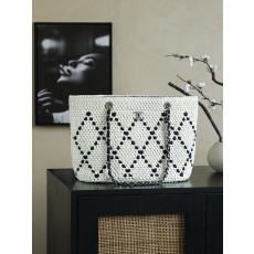 Chanel 26C 샤넬 수작업 위빙 쇼핑백 숄더백 가방 (라지)