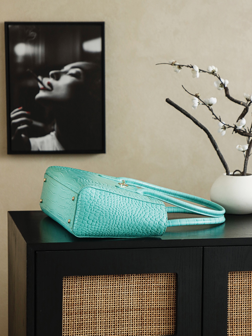 Chanel 샤넬 컬렉션 악어엠보 레더백 토트백 숄더백 가방