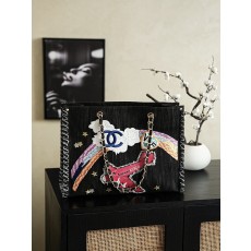 Chanel 샤넬 빈티지 ‘미드나잇 플라이트’ 데님 토트백 가방