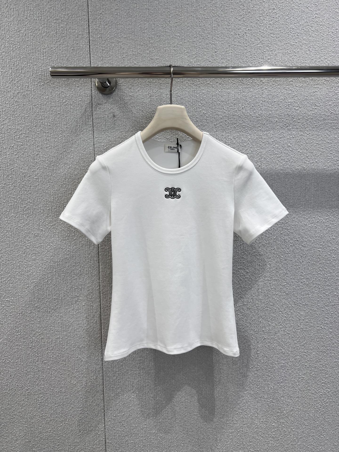 Celine 셀린느 얼리 스프링 신상 ‘Arc de Triomphe’ 자수 반팔 티셔츠 의류