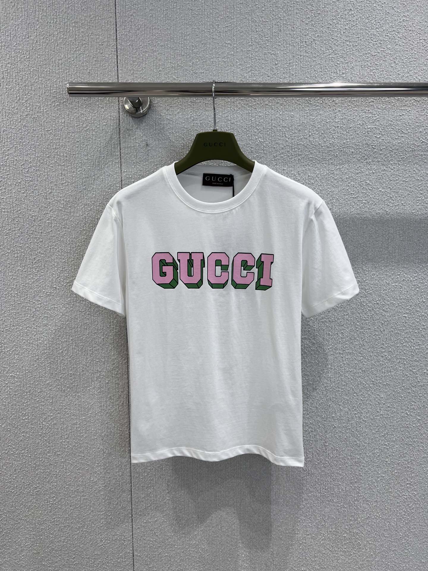 Gucci 구찌 얼리 스프링 3D 레터 프린트 반팔 티셔츠 의류