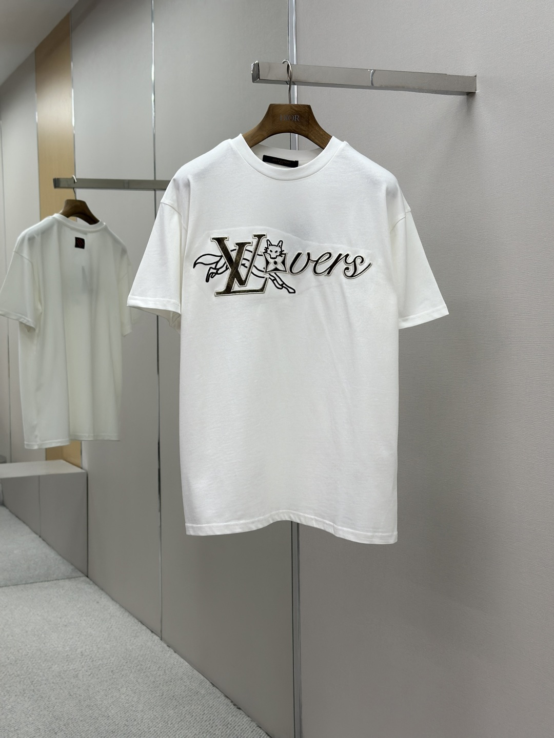 Louis Vuitton LV 루이비통 폭스 자수 반팔 티셔츠 의류