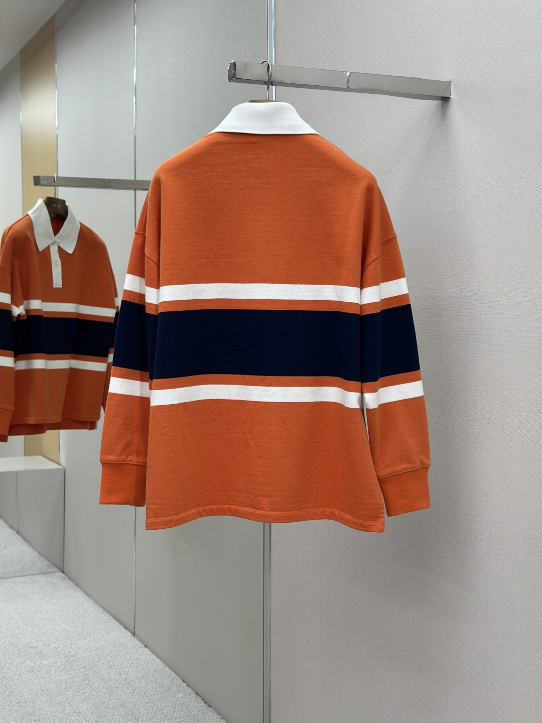 Loewe Anagram 로에베 자수 카라 폴로 긴팔 티셔츠 의류