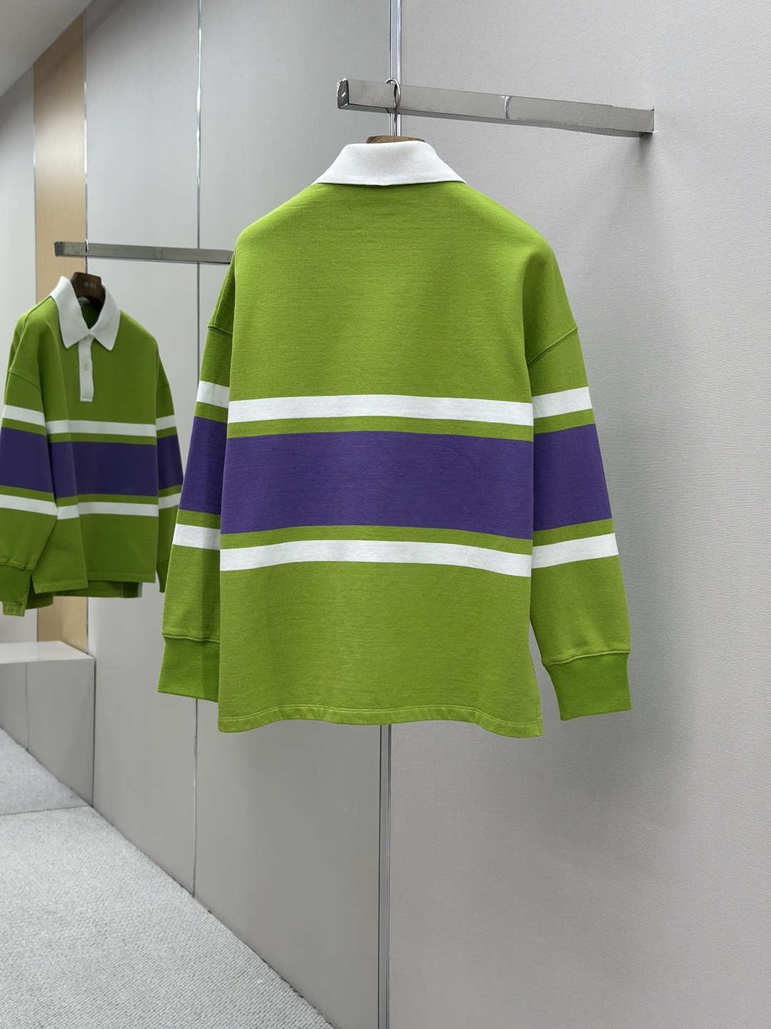 Loewe Anagram 로에베 자수 카라 폴로 긴팔 티셔츠 의류