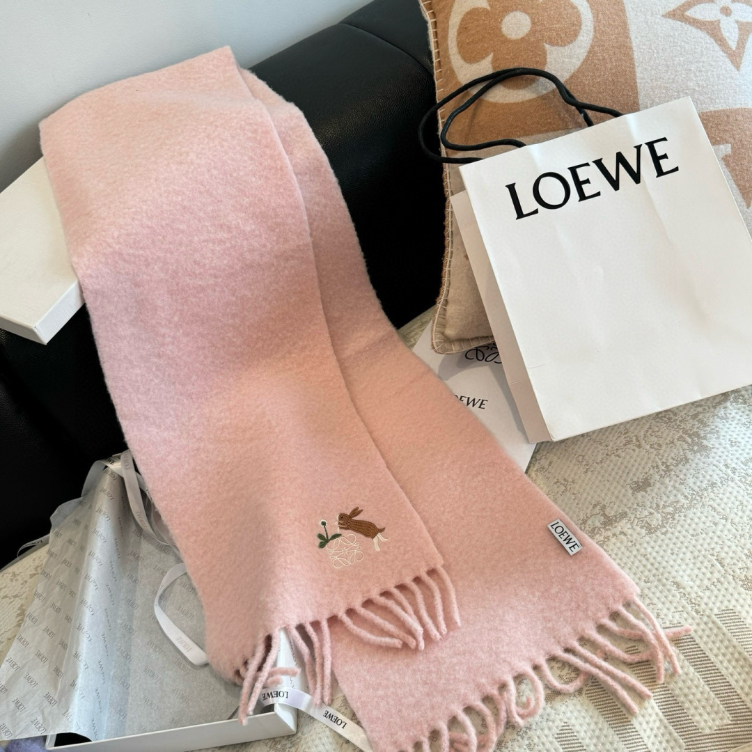 Loewe 로에베 마헤어 머플러 목도리 스카프