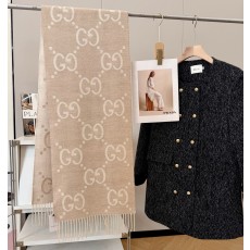Gucci GG 구찌 로고 울·실크 머플러 목도리 스카프