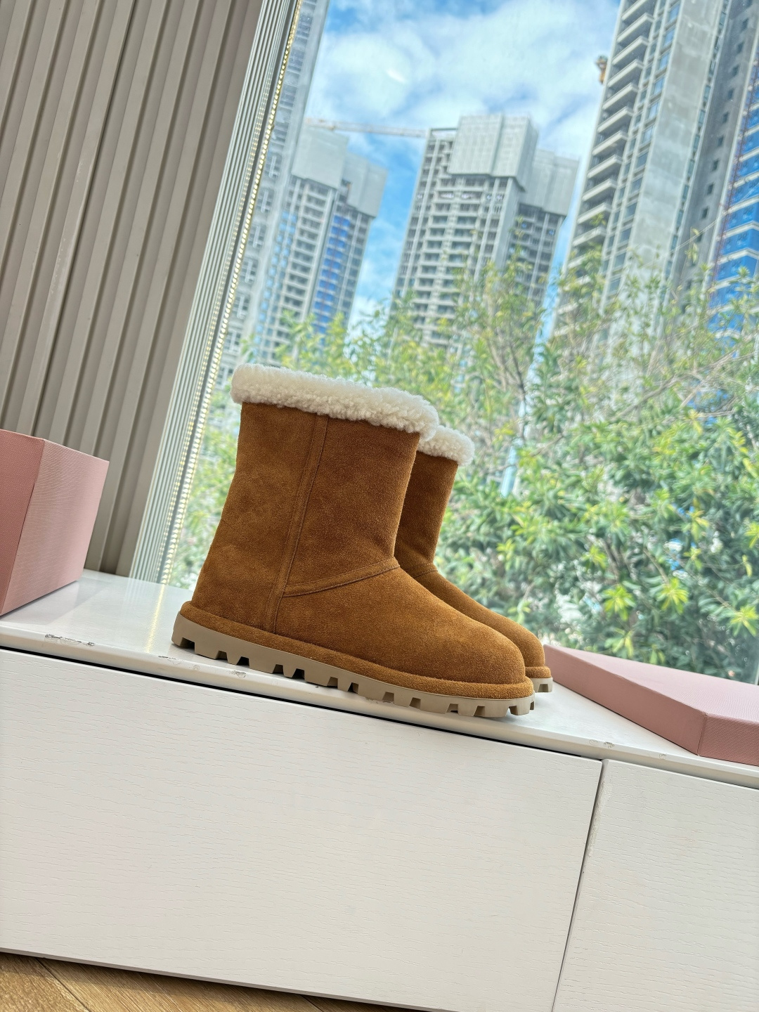 miumiu 미우미우 퍼 부츠 신발