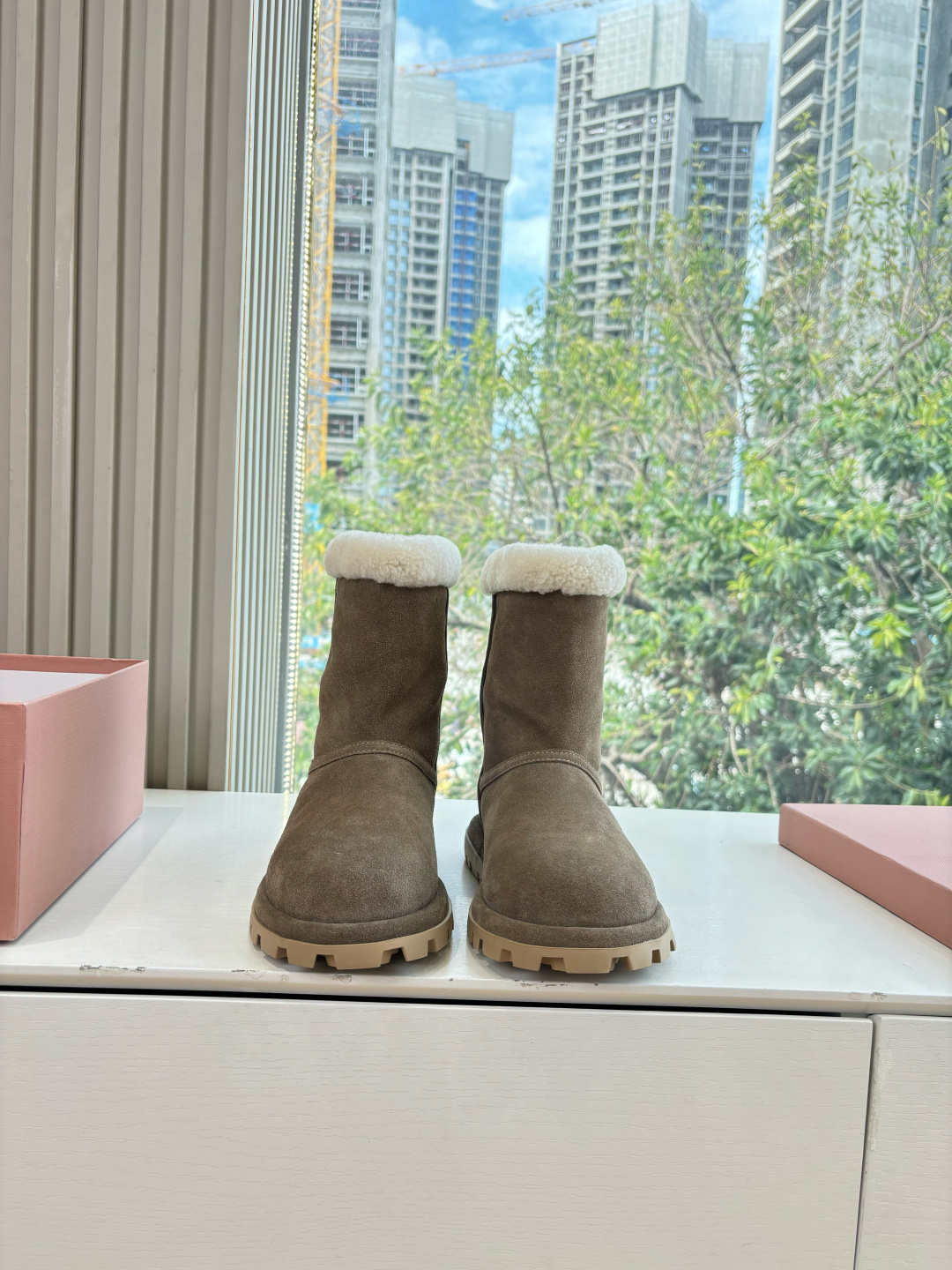 miumiu 미우미우 퍼 부츠 신발