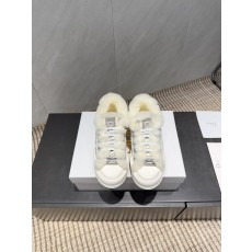 Dior CD 디올 모직 털 시어링 안감 스니커즈 신발